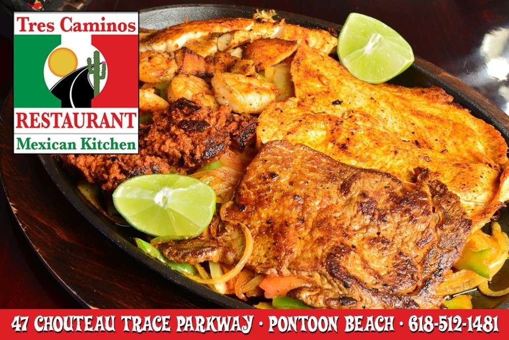 Menu / TRES CAMINOS PONTOON BEACH Restaurant and Mexican Kitchen